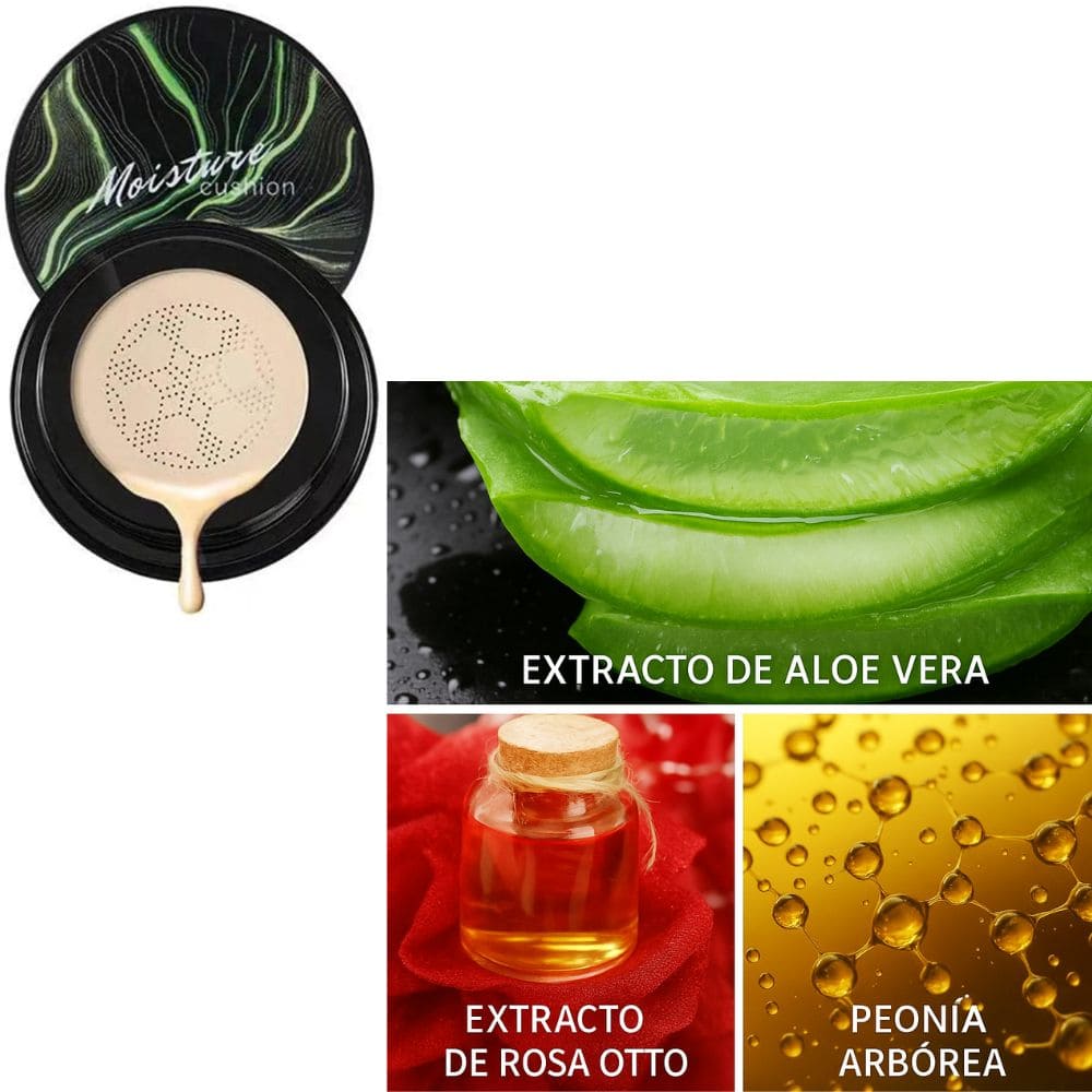 Base Correctora Moisture - Cubre Manchas, Arrugas y Acné, Mientras Hidrata y Nutre - Todo Tipo de Piel