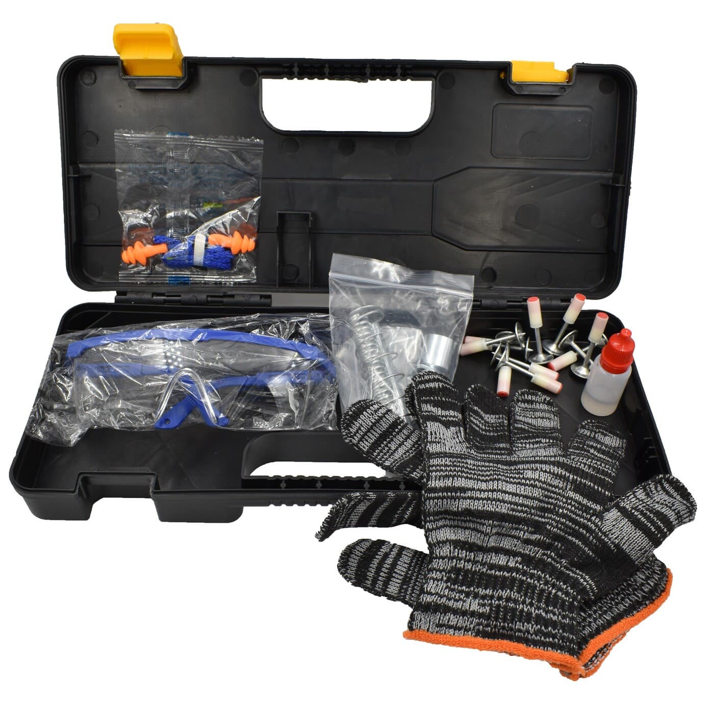 Pistola de Clavos Con Accesorios y 10 Clavos