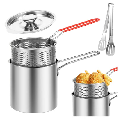 Olla Freidora Profunda Canasta Con Tapa