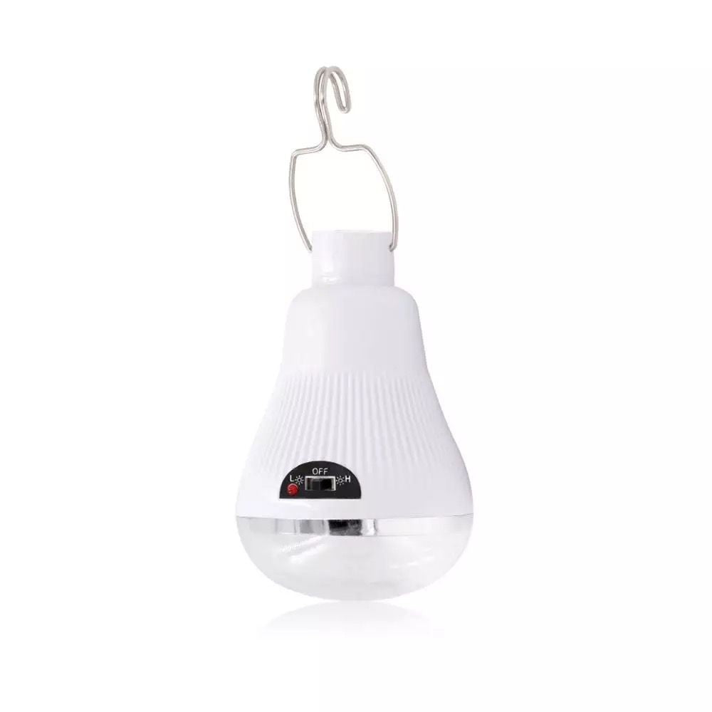 Bombillo 10W Portátil Con Interruptor + Panel Solar Con Cable de 2,5m