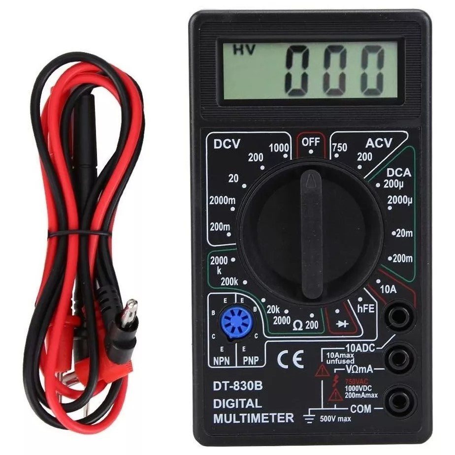 Multímetro Digital Tester Multifuncional Display