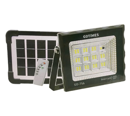 Kit Reflector 100W + Panel Solar + Control Remoto Con Temporizador - Útil Inovador GDTimes